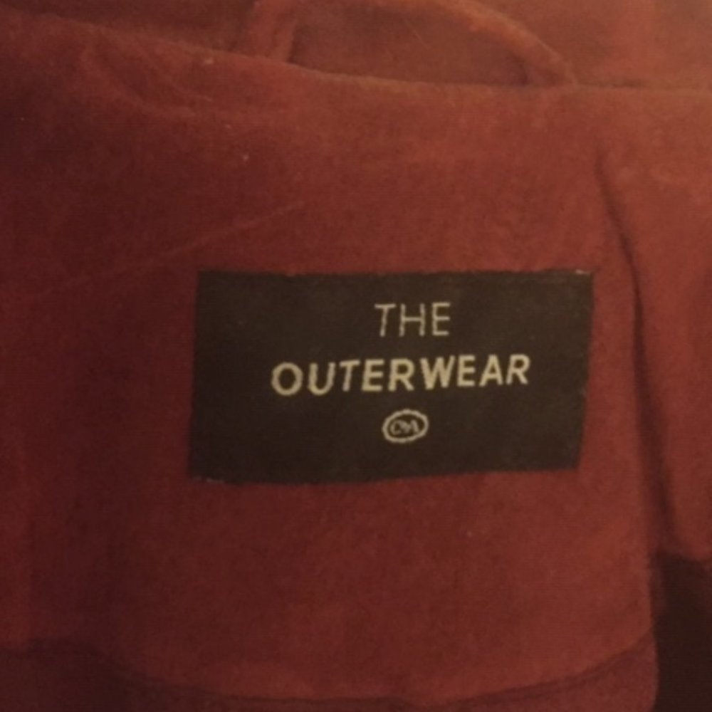 Russet red suede jacket - Picture 3 of 4